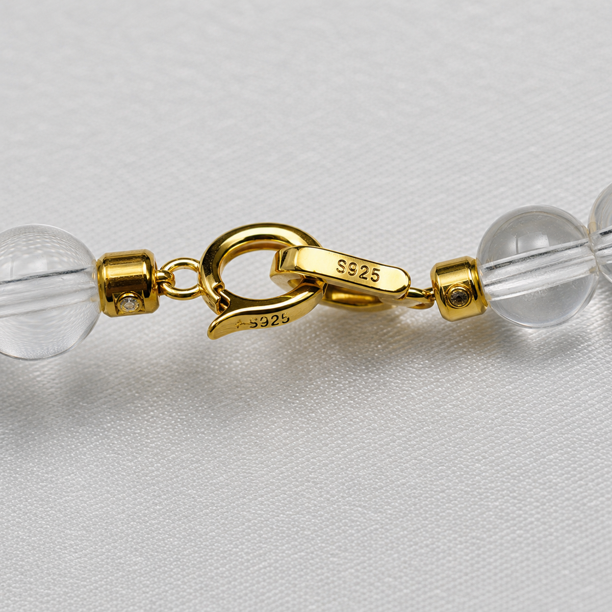 Artisan-Designed Natural Clear Quartz & Rose Quartz Necklace | Handcrafted 925 Sterling Silver Pendant