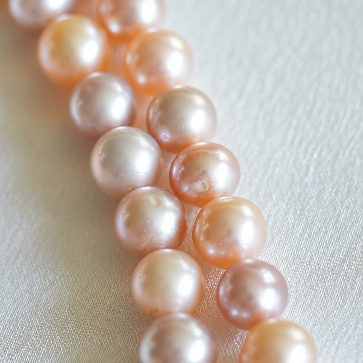 Pastel Multicolor Cultured Freshwater Pearl Necklace, Approx. 9mm Pearls, 47cm Classic Jewelry Gift for Women