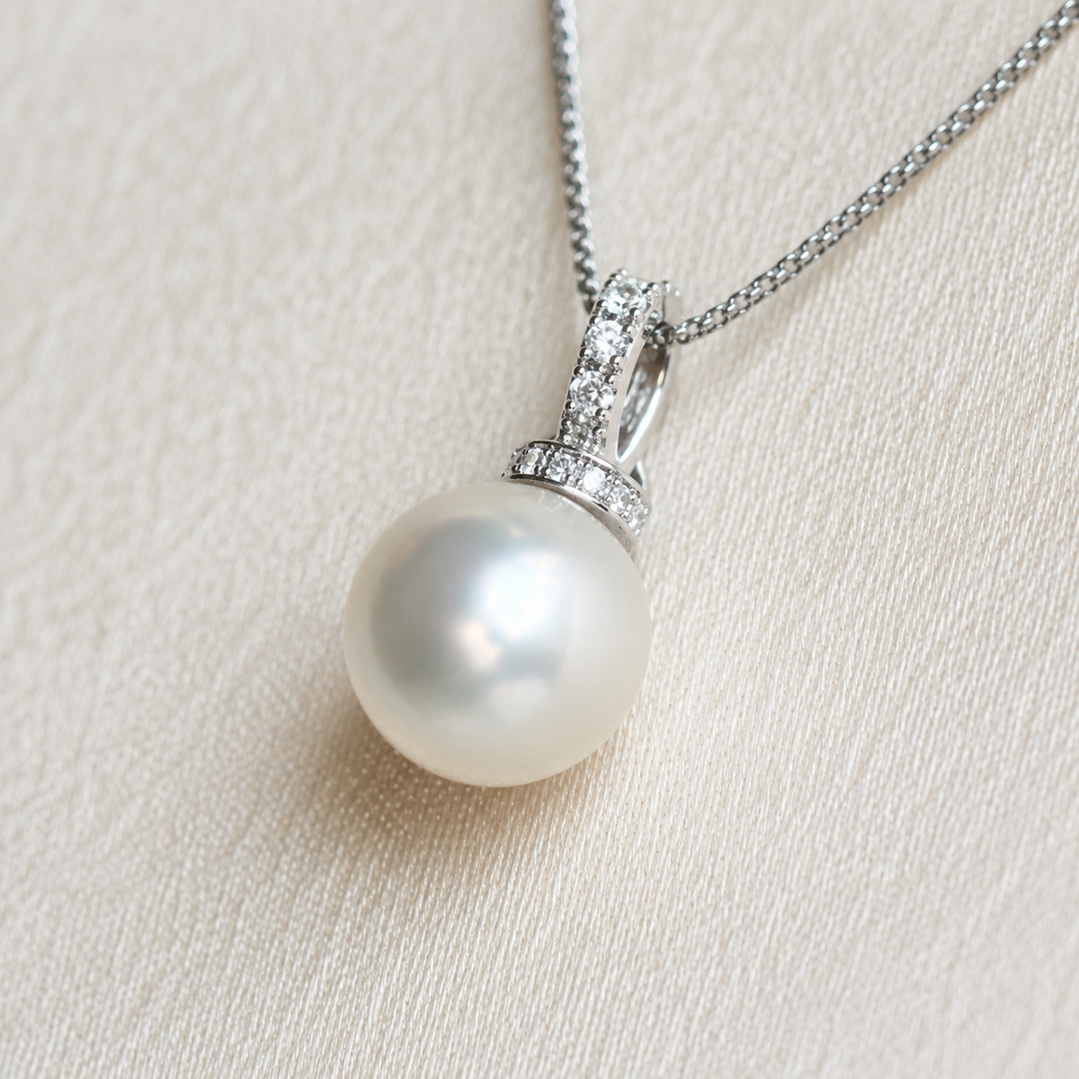 10mm Freshwater Pearl Pendant Necklace in 925 Sterling Silver – Elegant Everyday Jewelry