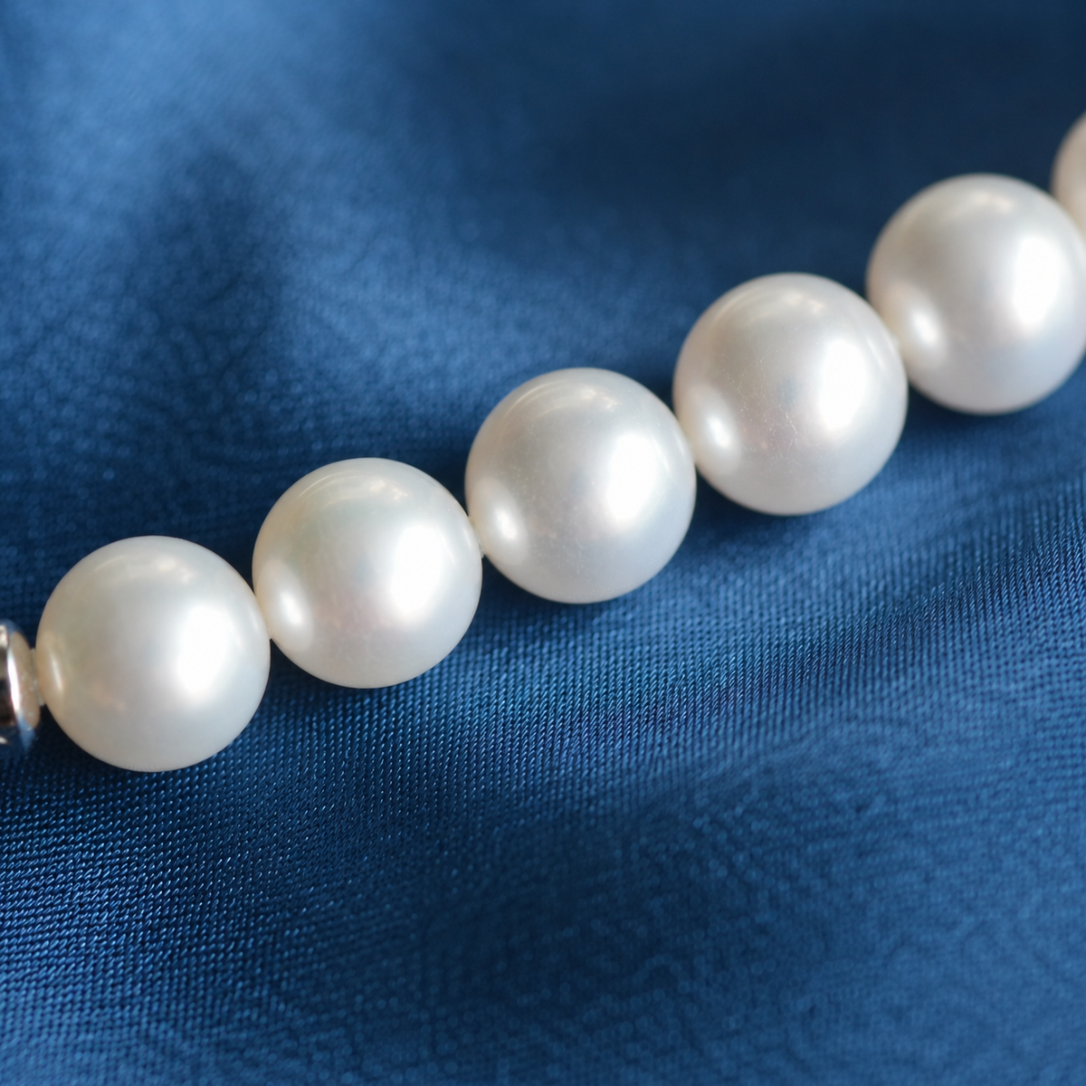 5-6mm Freshwater Pearl Necklace, Sterling Silver Clasp, Adjustable Length Pearl Choker Necklace, Elegant Everyday Jewelry