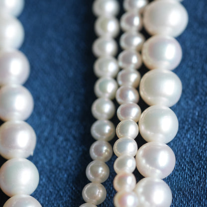 Layered Freshwater Pearl Necklace | 6mm Outer Pearls & 3mm Inner Pearls