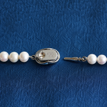 Long Freshwater Pearl Wrap Necklace – 47.6" / 121cm, 5–5.5mm Pearls, Convertible Double-Layer & Multi-Wrap Necklace