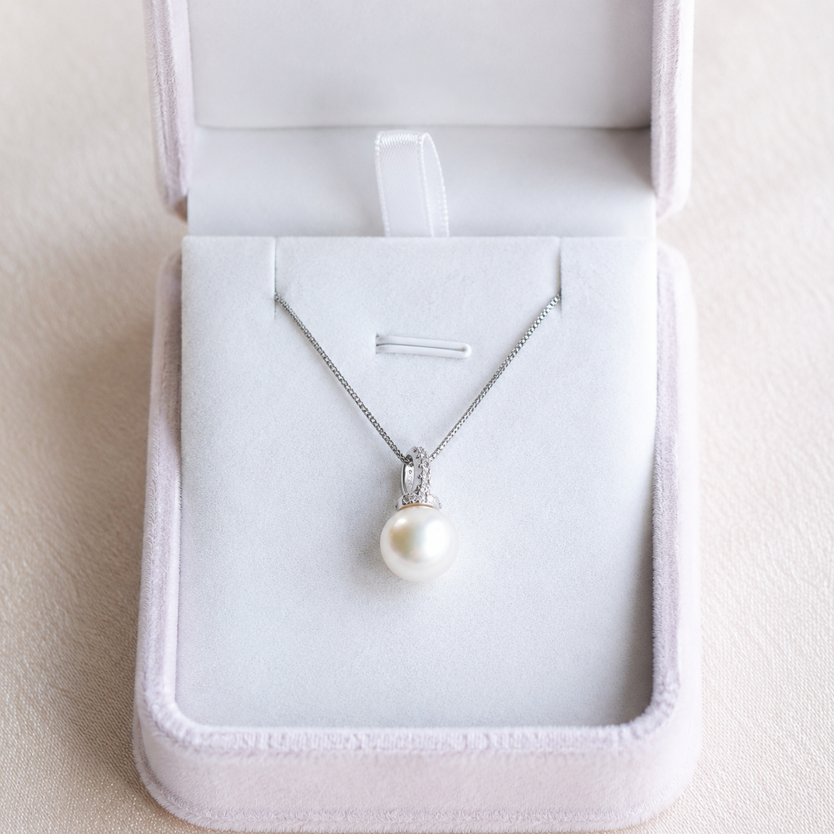 10mm Freshwater Pearl Pendant Necklace in 925 Sterling Silver – Elegant Everyday Jewelry